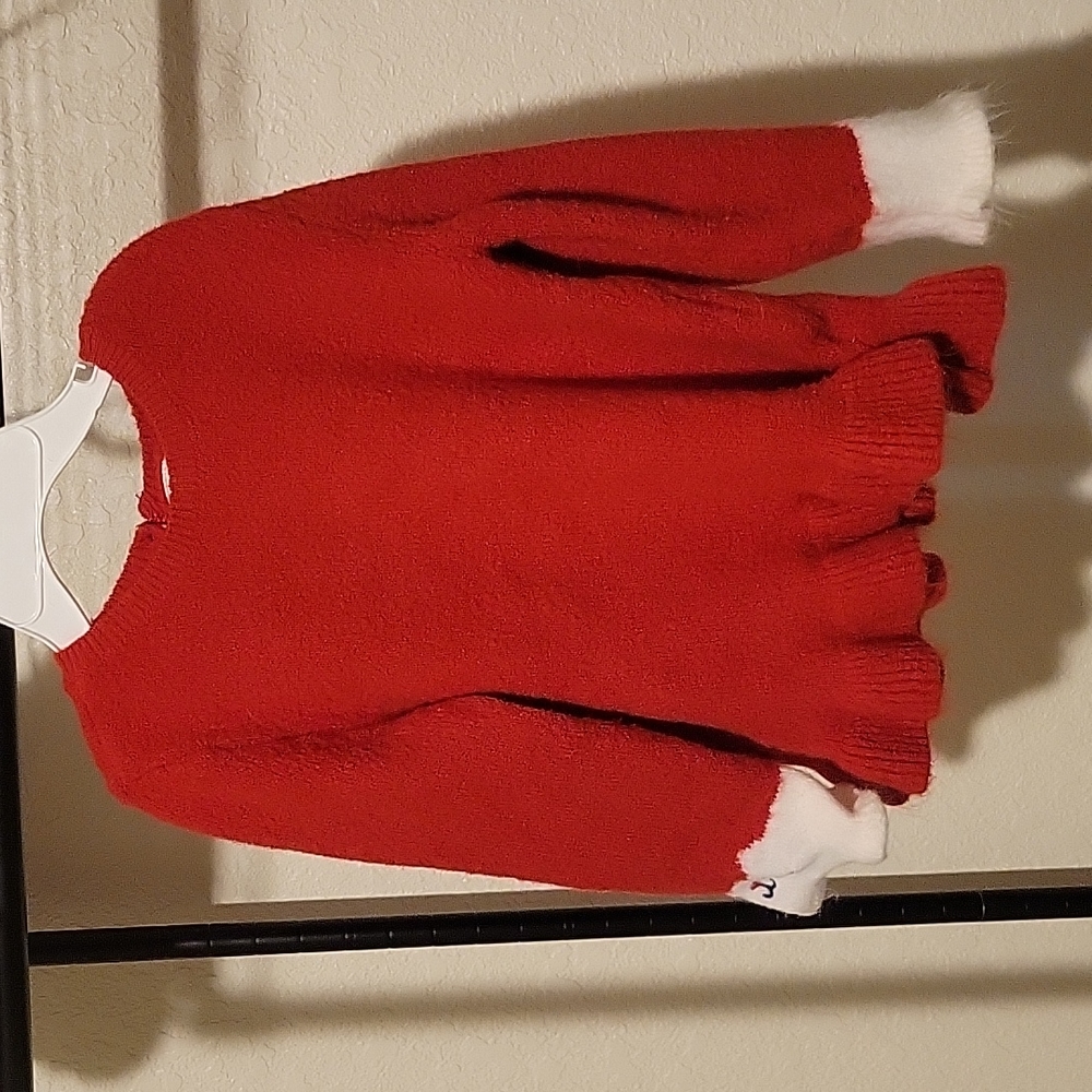 24M Cat Red Sweater